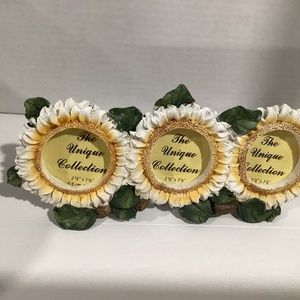 The unique collection flower ceramic picture frame